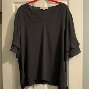 Loft Gray Blouse
